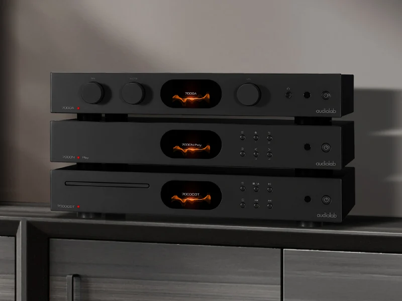 Audiolab 7000A Amplifier + 7000CDT CD Transport with 7000N Play Network Player - Image 5