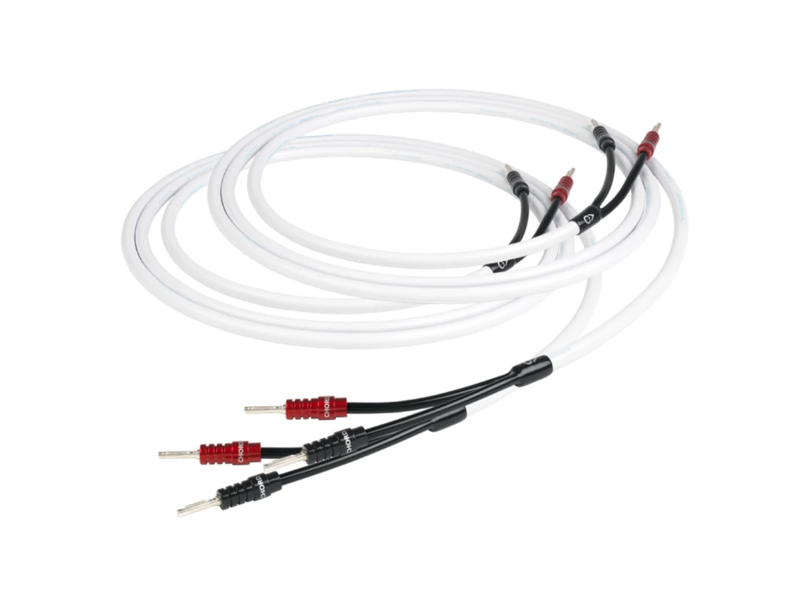 Chord C-screenX Speaker Cable  (Terminated pair with 4mm banana plugs) (Promotional item)