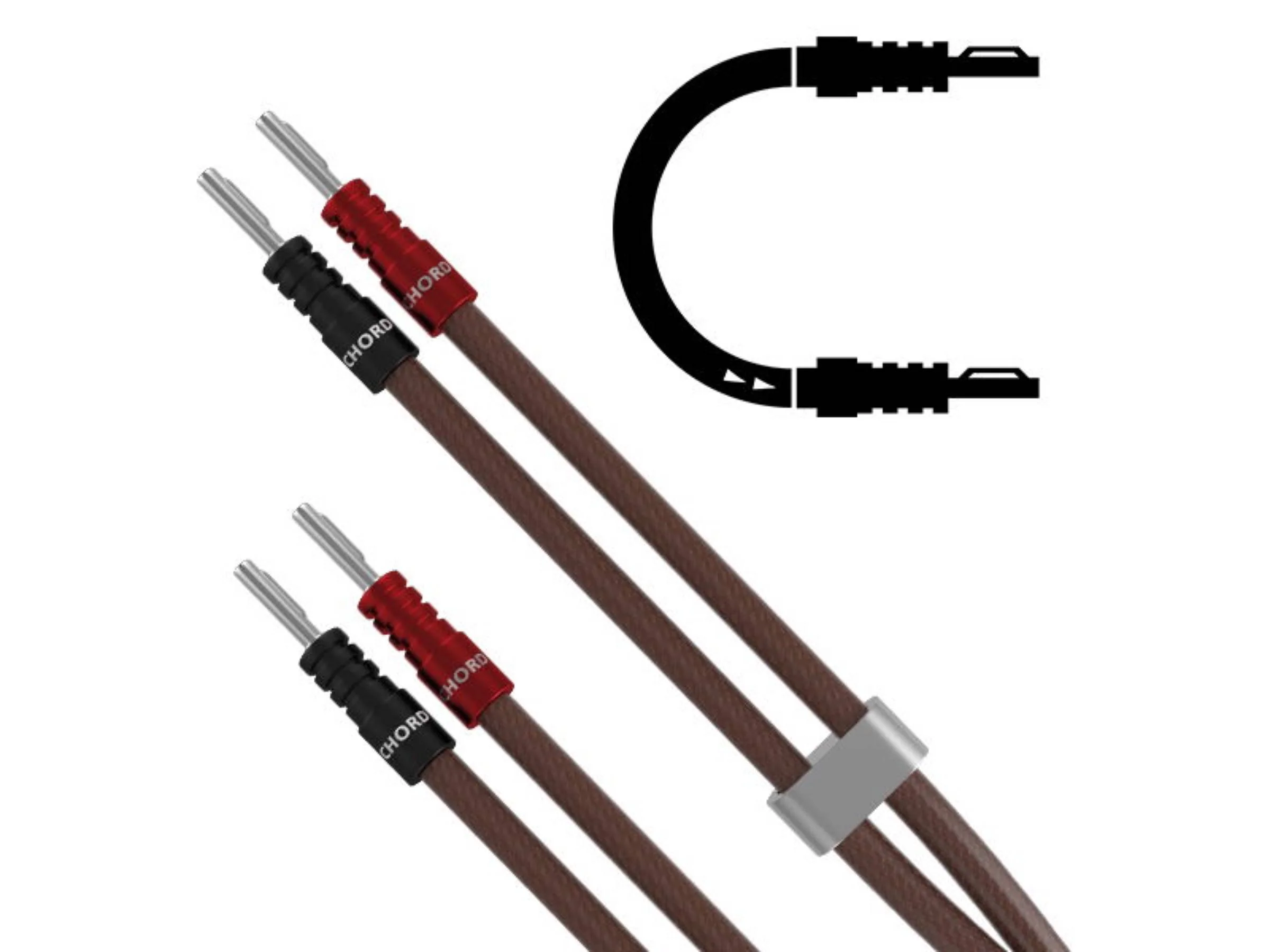 Chord EpicXL Speaker Cable - Terminated Pair (Banana to Banana) - Image 2