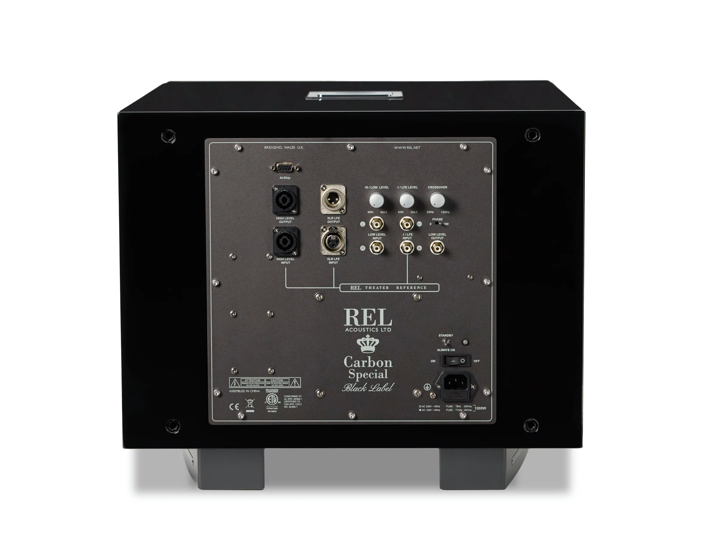 REL Acoustics Carbon Special Black Label Subwoofer (Pair) - Image 6