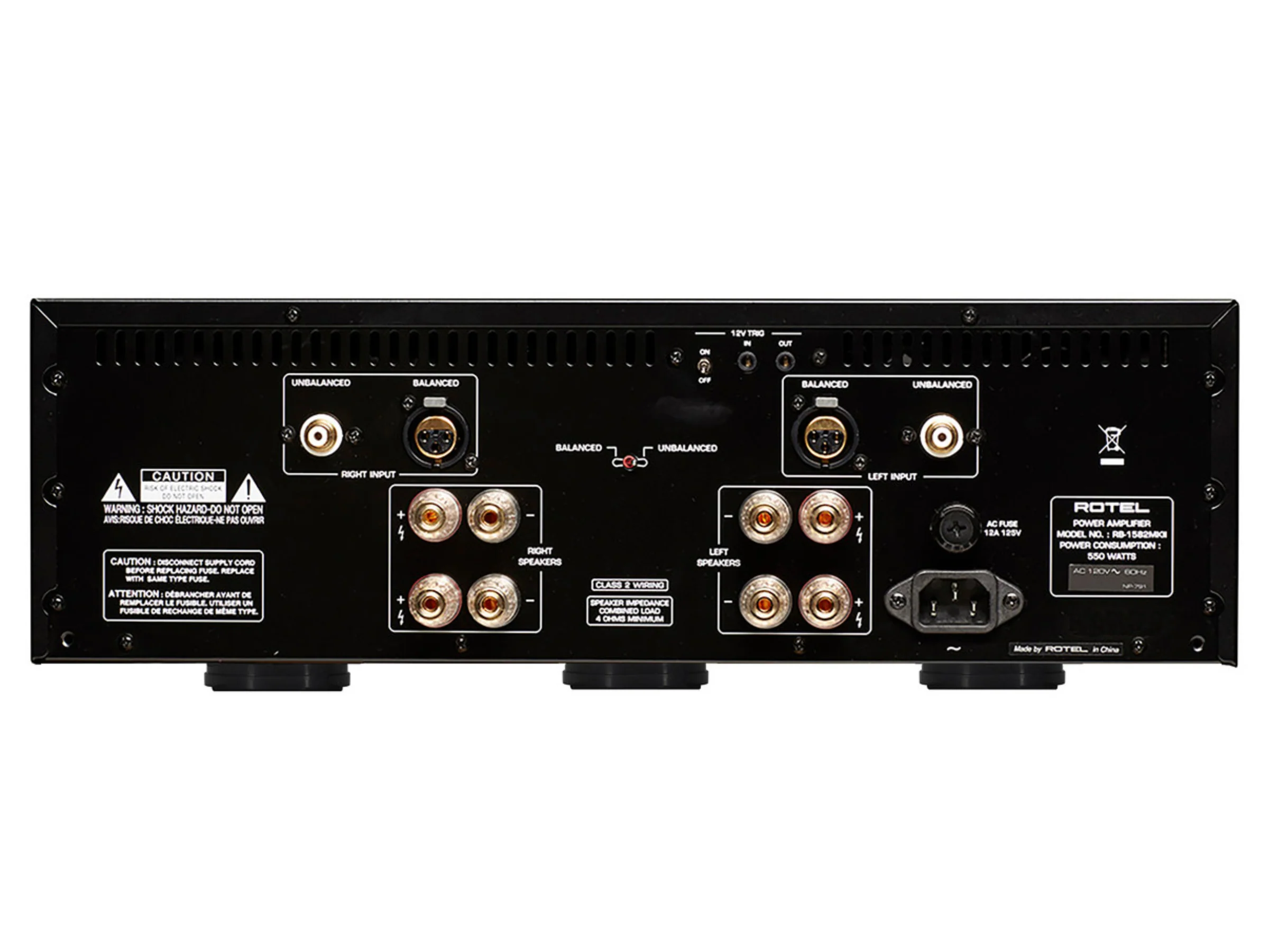 Rotel RB-1582MKII Stereo Amplifier - Image 3