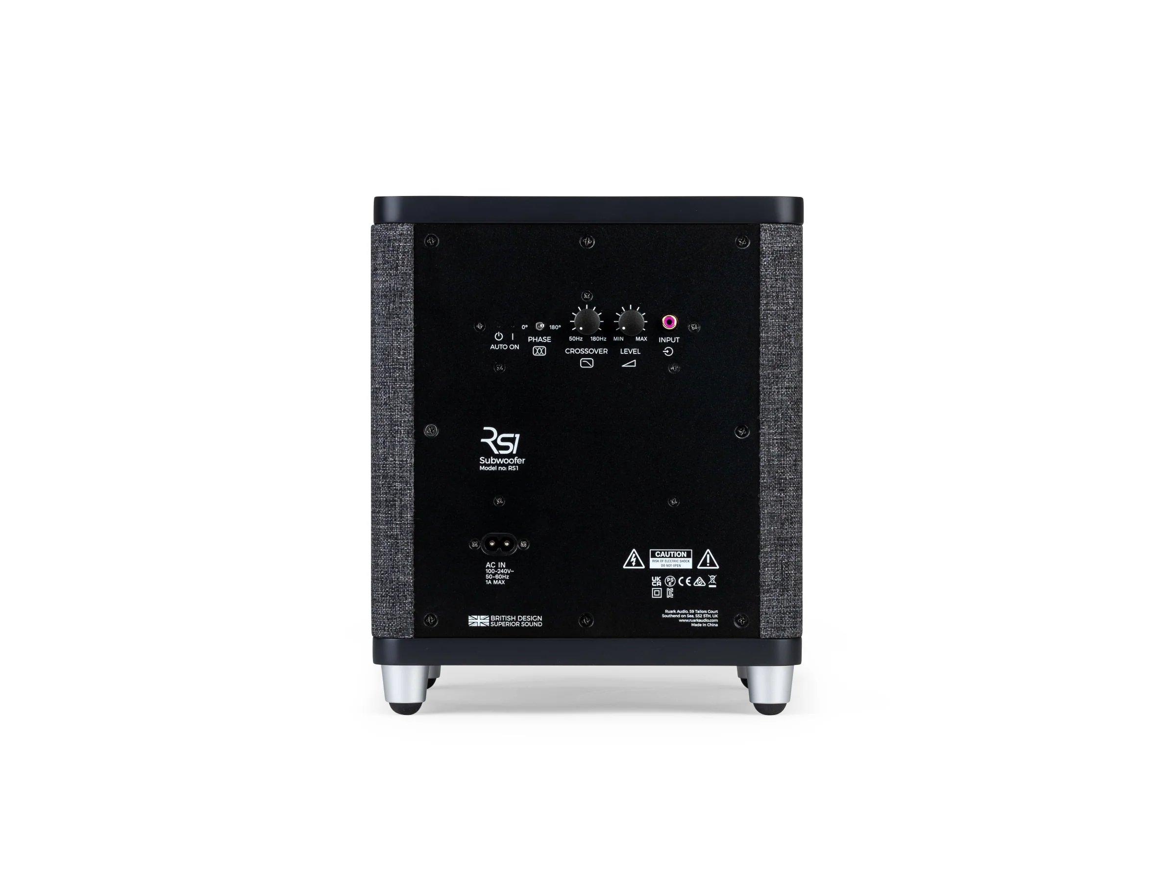 Ruark RS1 Subwoofer (with Slate Grey Grille) - Image 6