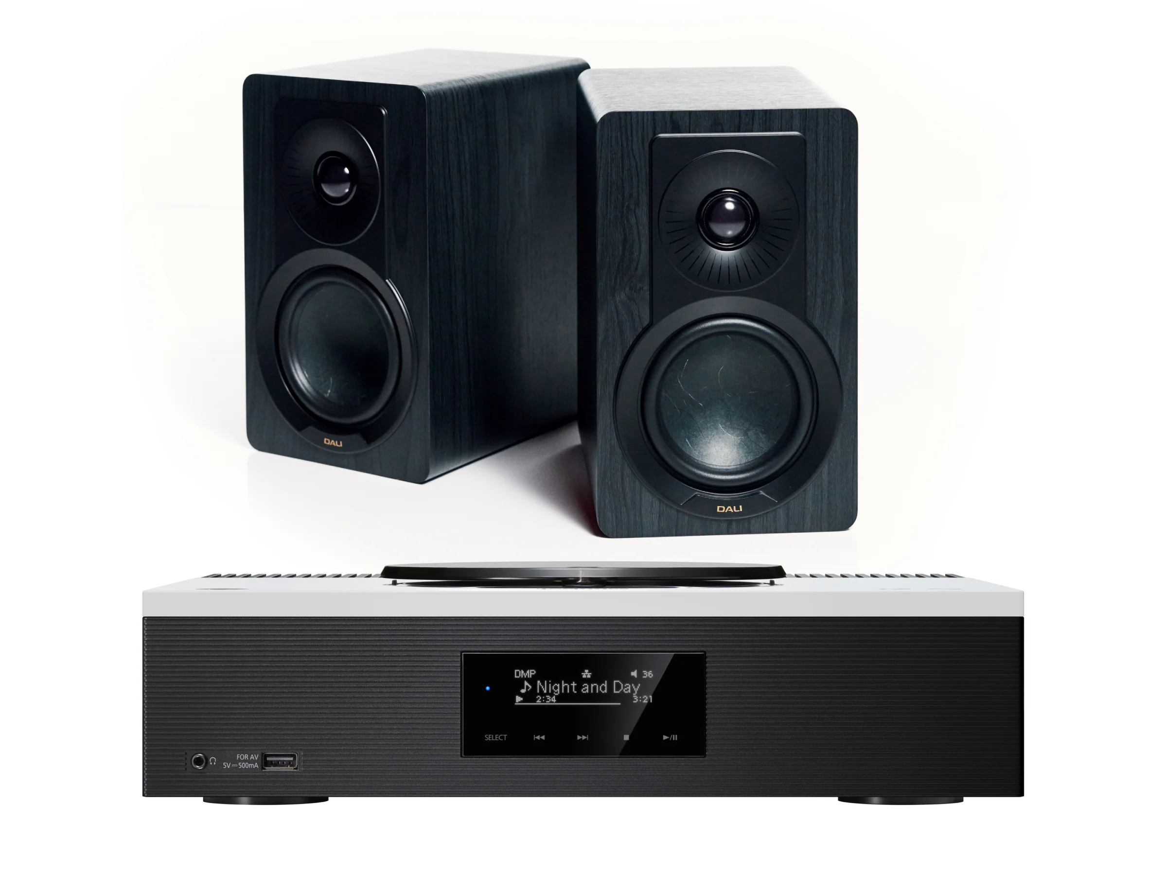 Technics SA-C600 with DALI Kupid Bookshelf Speakers - Image 11