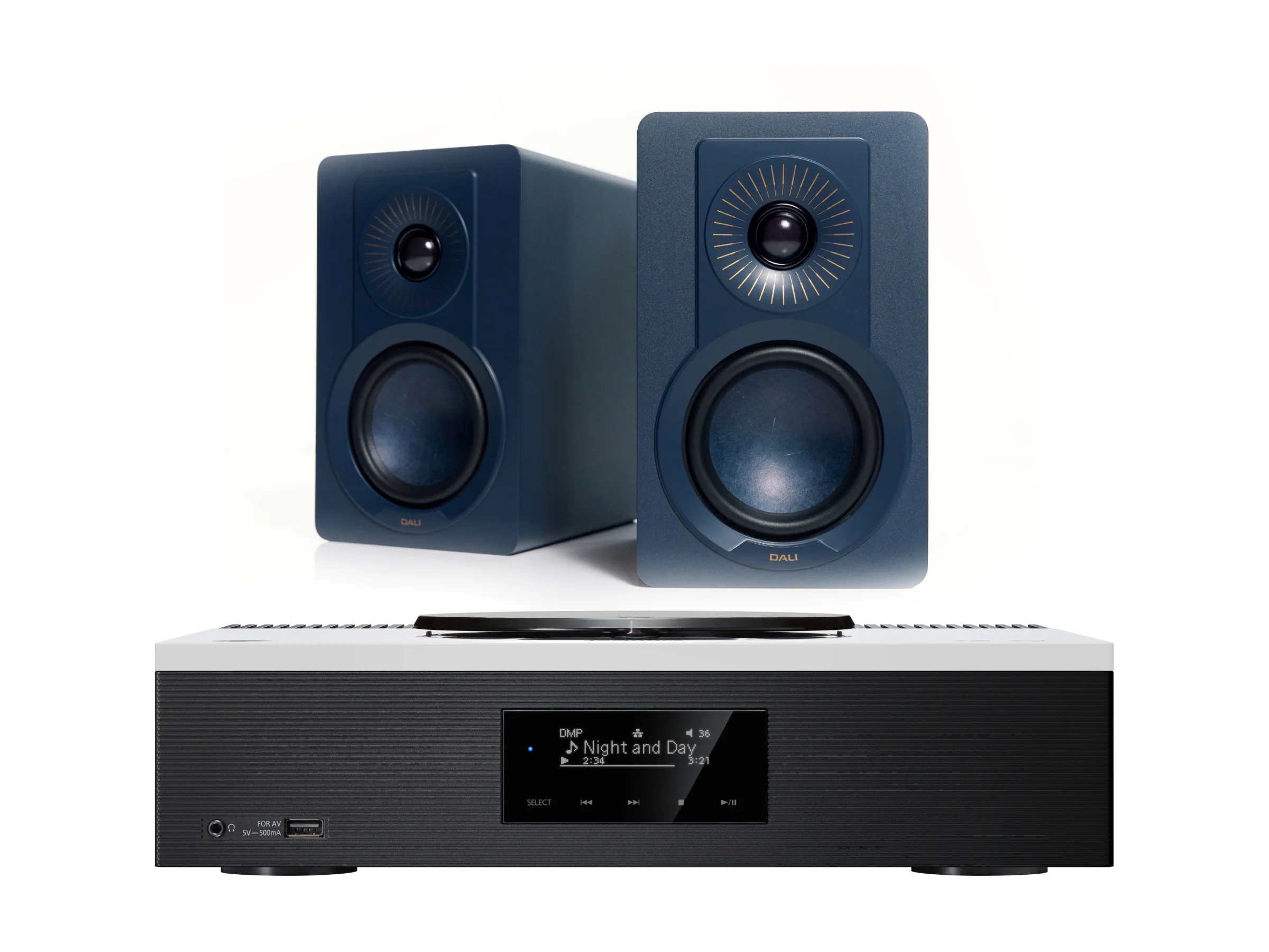 Technics SA-C600 with DALI Kupid Bookshelf Speakers - Image 15