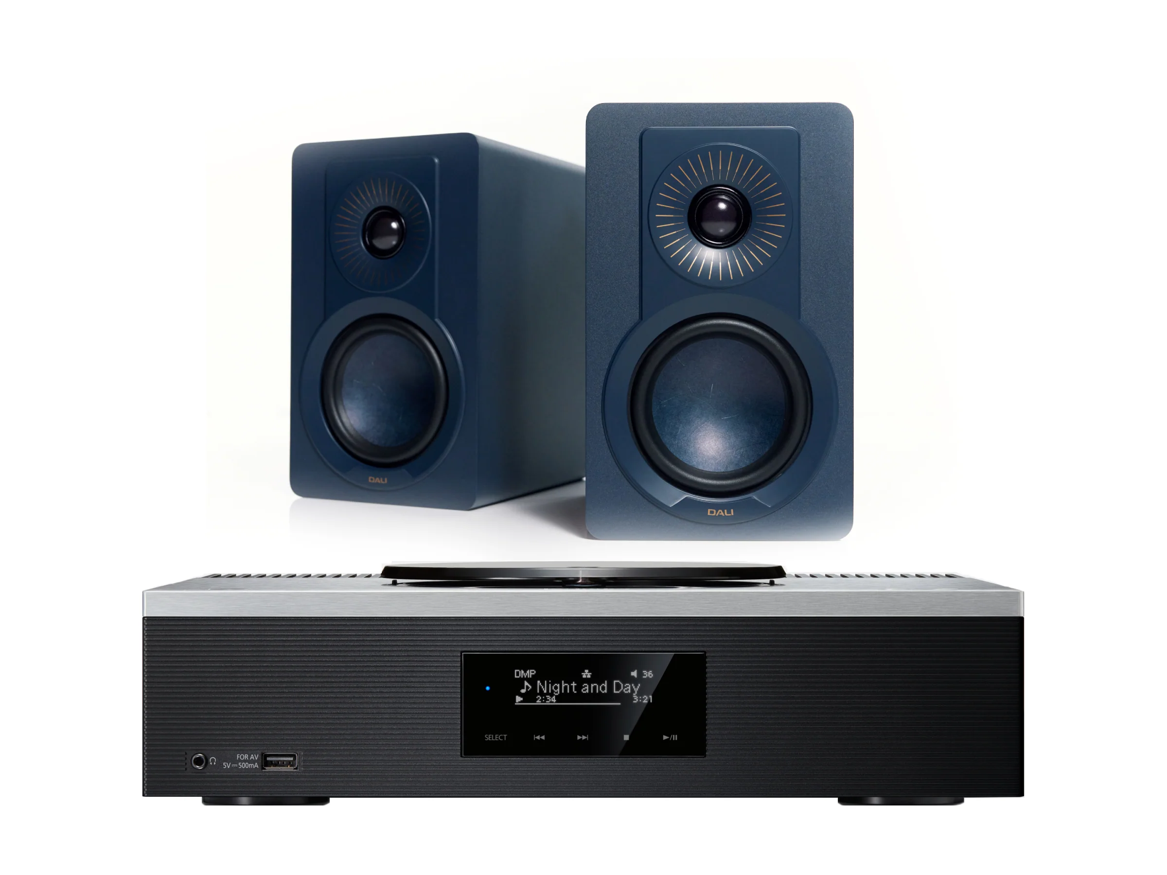 Technics SA-C600 with DALI Kupid Bookshelf Speakers - Image 7