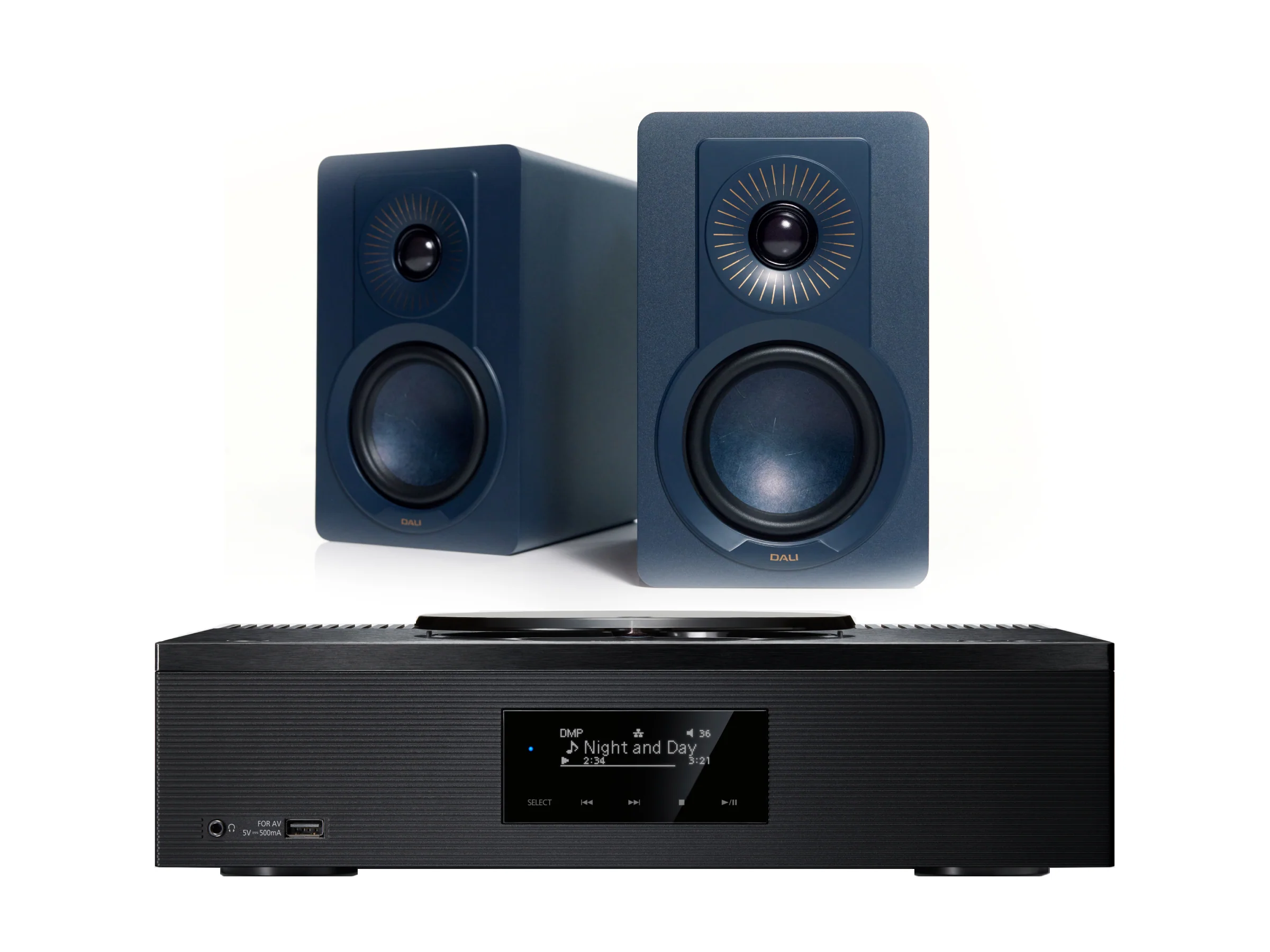 Technics SA-C600 with DALI Kupid Bookshelf Speakers - Image 9