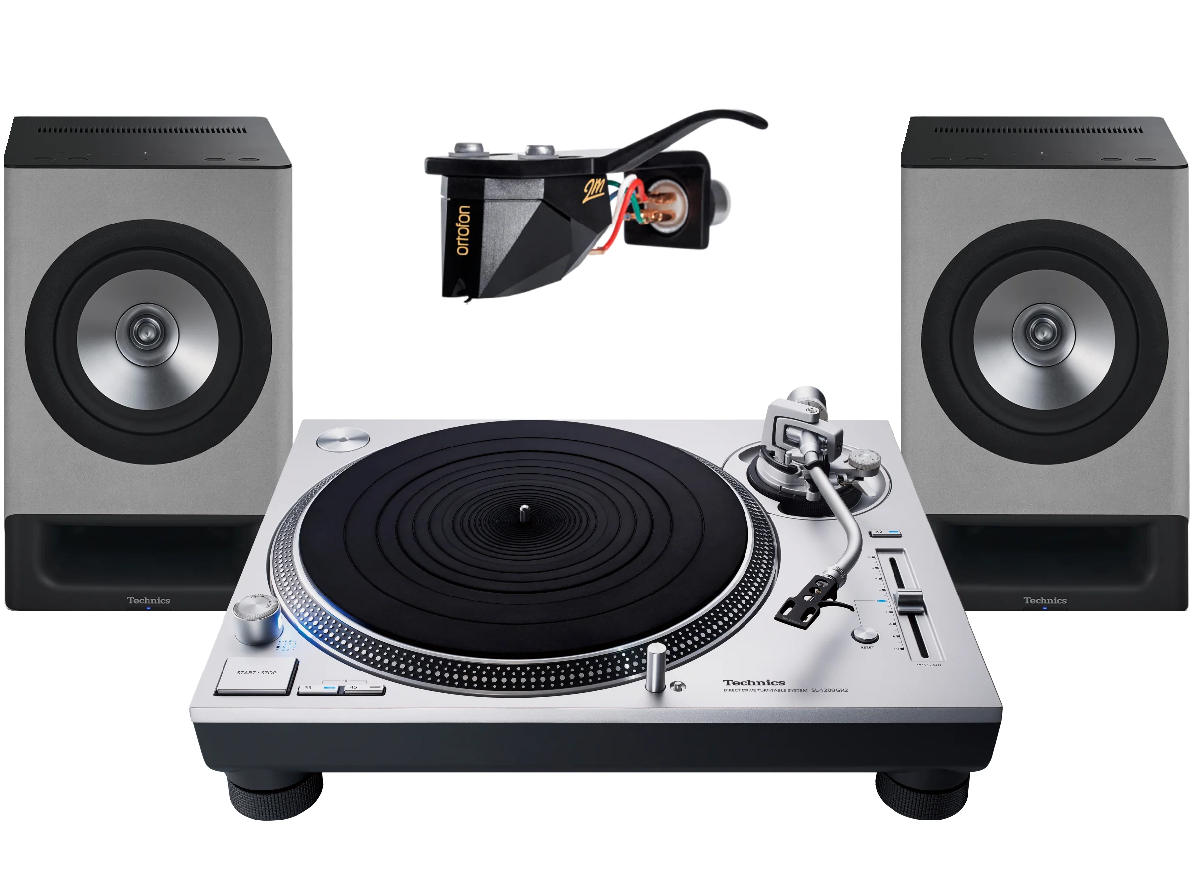 Technics SL-1200GR2 Turntable + SC-CX700 Wireless Speaker System - Image 8