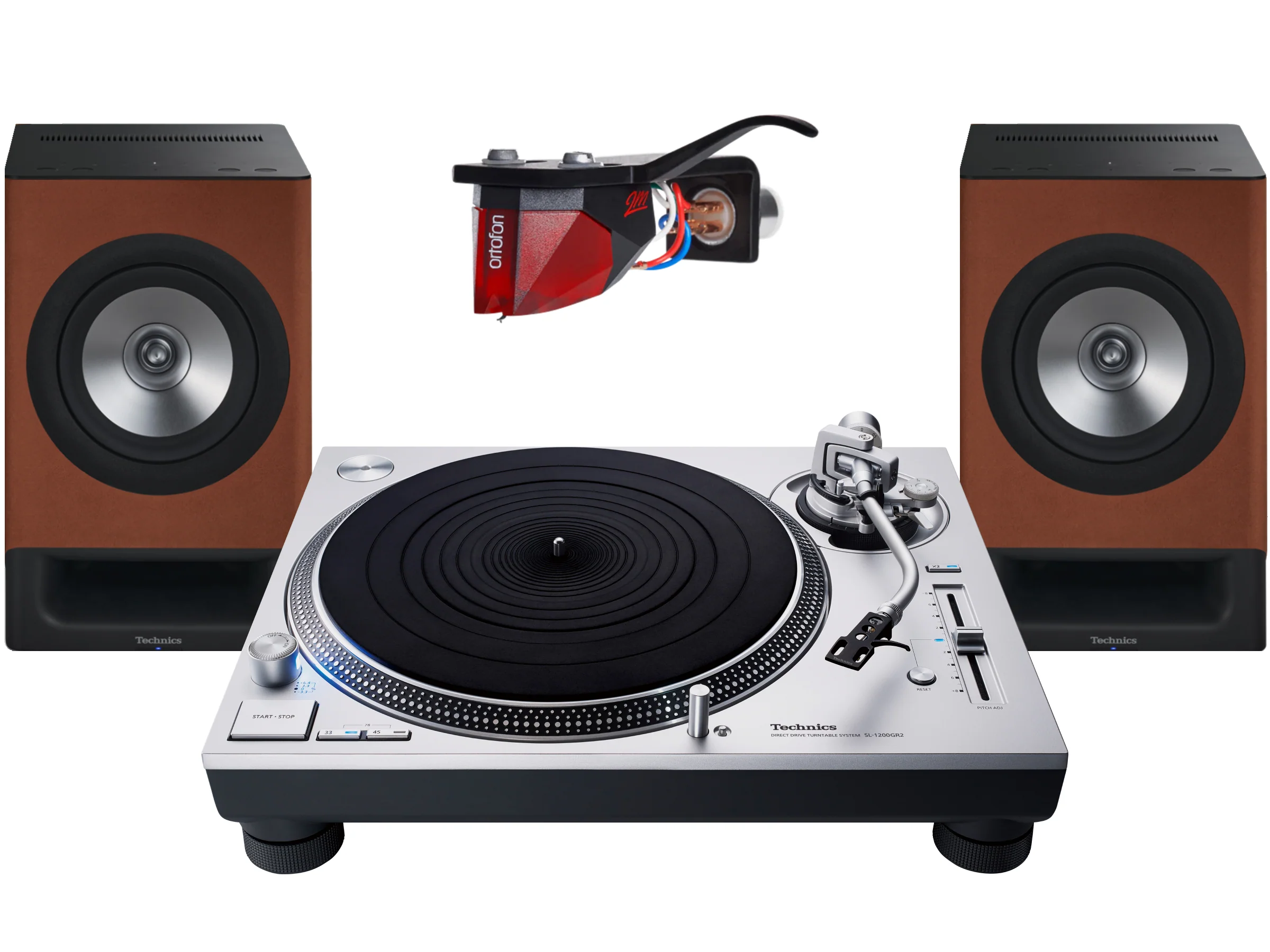 Technics SL-1200GR2 Turntable + SC-CX700 Wireless Speaker System - Image 9